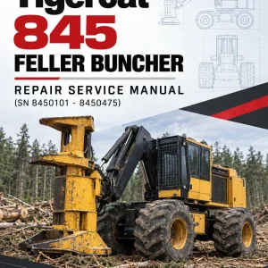 Tigercat 845 Feller Buncher Repair Service Manual (SN 8450101 - 8450475) Tigercat 845 Feller Buncher Repair Service Manual (SN 8450101 - 8450475)