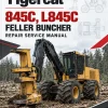Tigercat 845C, L845C Feller Buncher Repair Service Manual Tigercat 845C, L845C Feller Buncher Repair Service Manual