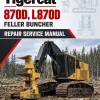 Tigercat 870D, L870D Feller Buncher Repair Service Manual Tigercat 870D, L870D Feller Buncher Repair Service Manual