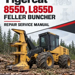 Tigercat 855D, L855D Feller Buncher Repair Service Manual Tigercat 855D, L855D Feller Buncher Repair Service Manual