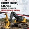 Tigercat 860C, 870C, L870C Feller Buncher Repair Service Manual Tigercat 860C, 870C, L870C Feller Buncher Repair Service Manual