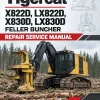 Tigercat X822D, LX822D, X830D, LX830D Feller Buncher Repair Service Manual Tigercat X822D, LX822D, X830D, LX830D Feller Buncher Repair Service Manual