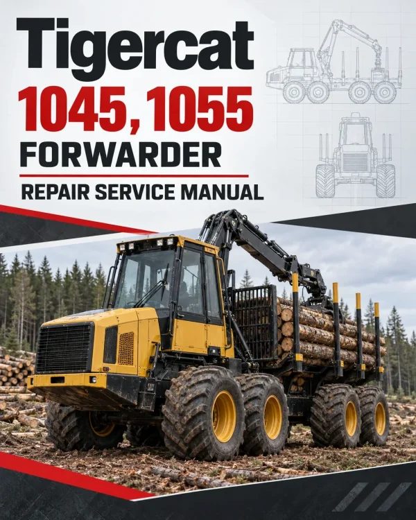 Tigercat 1045, 1055 Forwarder Repair Service Manual Tigercat 1045, 1055 Forwarder Repair Service Manual