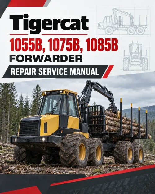 Tigercat 1055B, 1075B, 1085B Forwarder Repair Service Manual Tigercat 1055B, 1075B, 1085B Forwarder Repair Service Manual