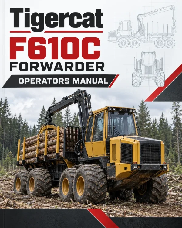 Tigercat F610C Forwarder Operators Manual