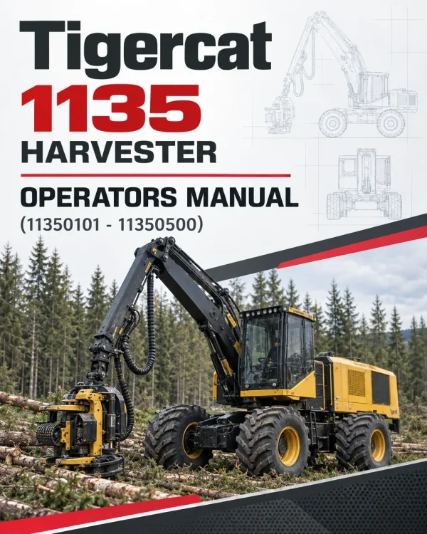 Tigercat 1135 Harvester Operators Manual (11350101 - 11350500) Tigercat 1135 Harvester Operators Manual (11350101 - 11350500)