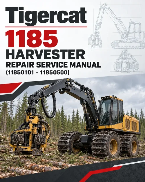 Tigercat 1185 Harvester Repair Service Manual (11850101 - 11850500) Tigercat 1185 Harvester Repair Service Manual (11850101 - 11850500)