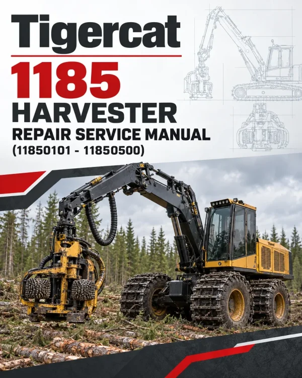 Tigercat 1185 Harvester Repair Service Manual (11850101 - 11850500) Tigercat 1185 Harvester Repair Service Manual (11850101 - 11850500)
