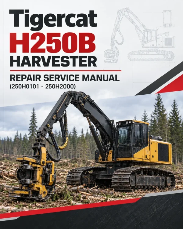 Tigercat H250B Harvester Repair Service Manual (250H0101 - 250H2000) Tigercat H250B Harvester Repair Service Manual (250H0101 - 250H2000)