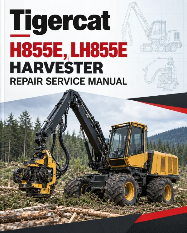 Tigercat H855E, LH855E Harvester Repair Service Manual Tigercat H855E, LH855E Harvester Repair Service Manual
