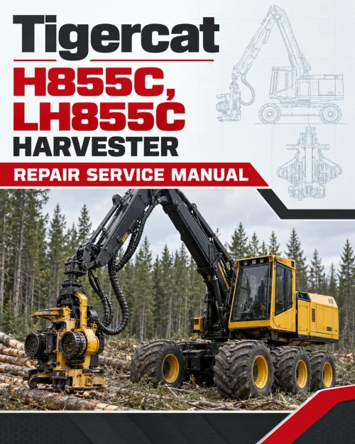 Tigercat H855C, LH855C Harvester Repair Service Manual Tigercat H855C, LH855C Harvester Repair Service Manual