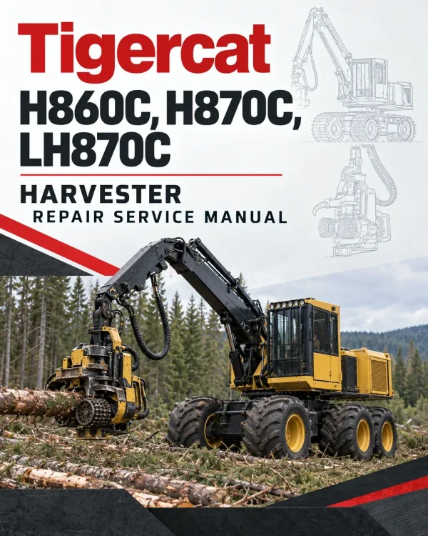 Tigercat H860C, H870C, LH870C Harvester Repair Service Manual Tigercat H860C, H870C, LH870C Harvester Repair Service Manual