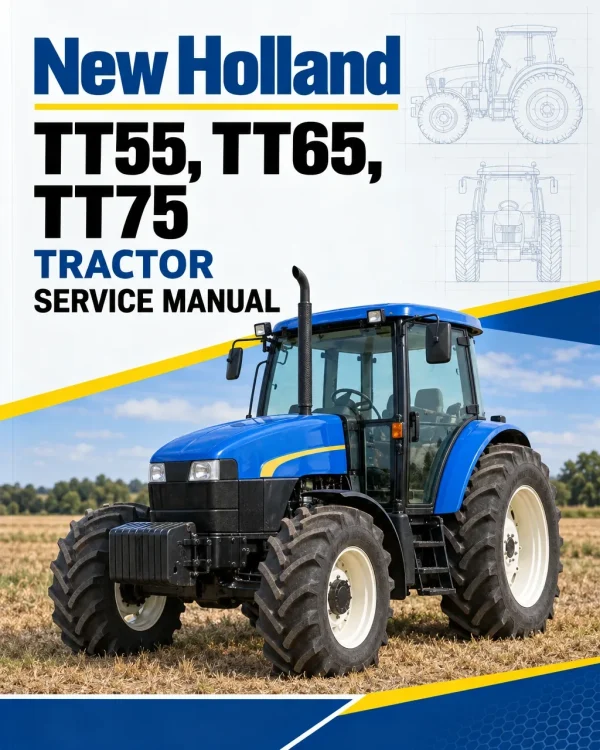 New Holland TT55, TT65, TT75 Tractor Service Manual