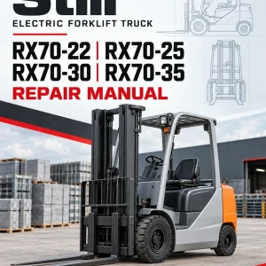 Still Electric Forklift Truck RX70: RX70-22, RX70-25, RX70-30, RX70-35 Repair Manual Still Electric Forklift Truck RX70: RX70-22, RX70-25, RX70-30, RX70-35 Repair Manual