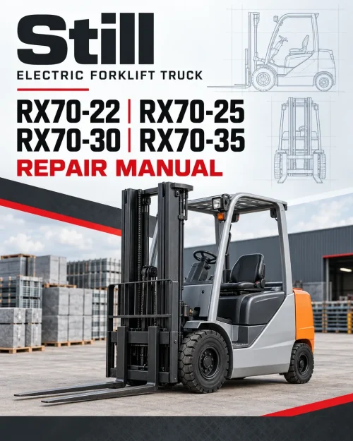 Still Electric Forklift Truck RX70: RX70-22, RX70-25, RX70-30, RX70-35 Repair Manual Still Electric Forklift Truck RX70: RX70-22, RX70-25, RX70-30, RX70-35 Repair Manual