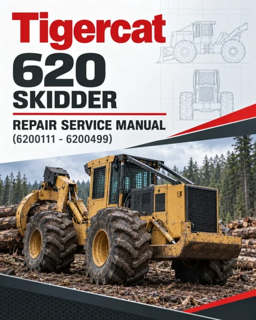 Tigercat 620 Skidder Repair Service Manual (6200111 - 6200499) Tigercat 620 Skidder Repair Service Manual (6200111 - 6200499)