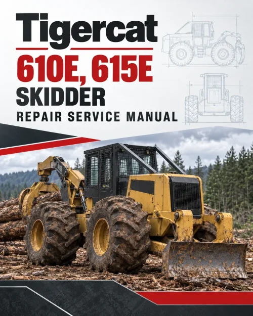 Tigercat 610E, 615E Skidder Repair Service Manual Tigercat 610E, 615E Skidder Repair Service Manual
