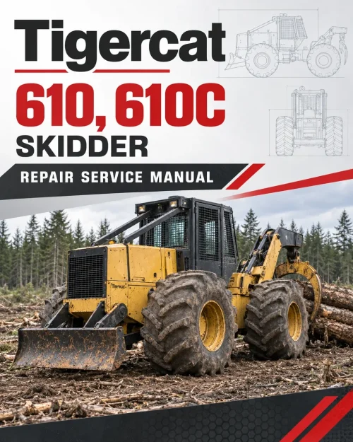 Tigercat 610, 610C Skidder Repair Service Manual Tigercat 610, 610C Skidder Repair Service Manual