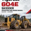 Tigercat 604E Skidder Operators and Engine Manual (6041001 - 6042000)