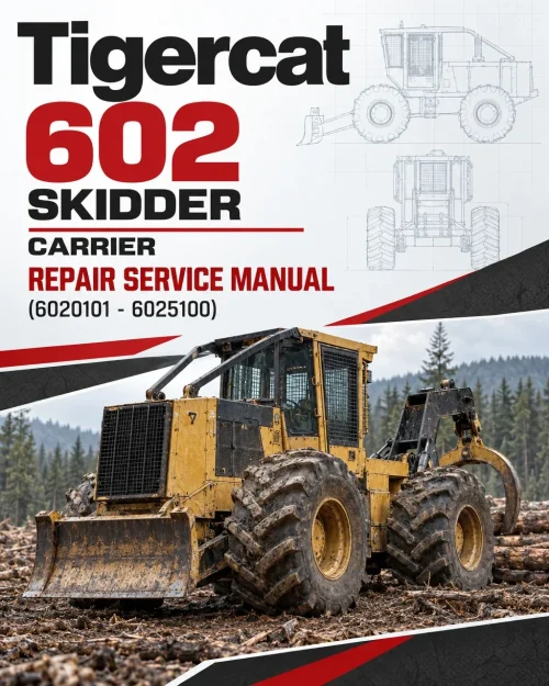 Tigercat 602 Skidder Carrier Repair Service Manual (6020101 - 6025100) Tigercat 602 Skidder Carrier Repair Service Manual (6020101 - 6025100)