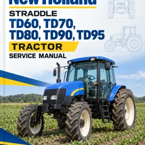 New Holland Straddle TD60, TD70, TD80, TD90, TD95 Tractor Service Manual