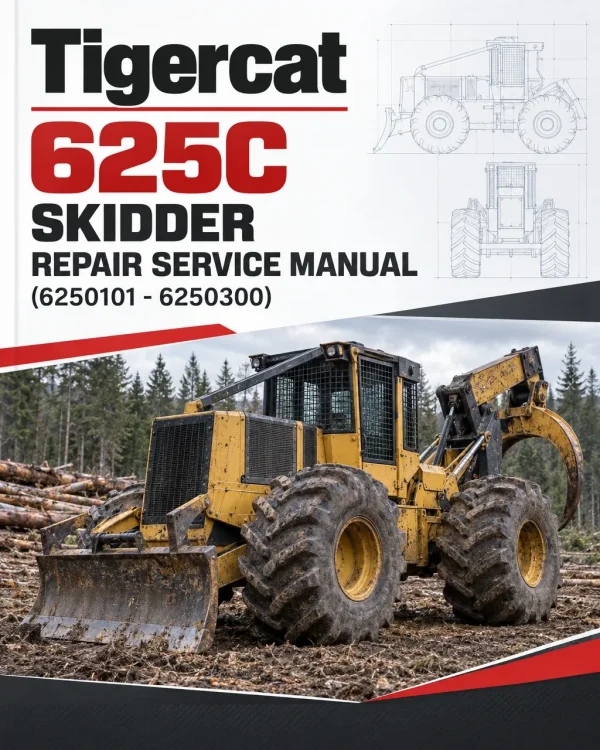 Tigercat 625C Skidder Repair Service Manual (6250101 - 6250300) Tigercat 625C Skidder Repair Service Manual (6250101 - 6250300)