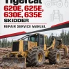 Tigercat 620E, 625E, 630E, 635E Skidder Repair Service Manual Tigercat 620E, 625E, 630E, 635E Skidder Repair Service Manual