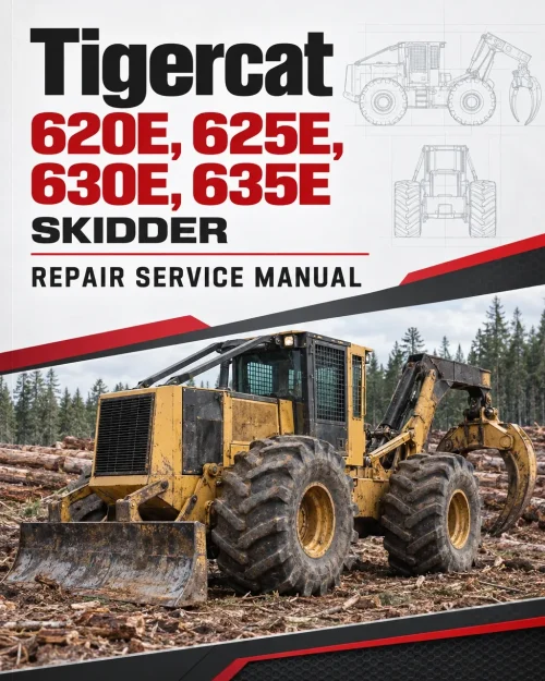 Tigercat 620E, 625E, 630E, 635E Skidder Repair Service Manual Tigercat 620E, 625E, 630E, 635E Skidder Repair Service Manual