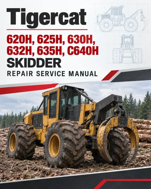 Tigercat 620H, 625H, 630H, 632H, 635H, C640H Skidder Repair Service Manual Tigercat 620H, 625H, 630H, 632H, 635H, C640H Skidder Repair Service Manual