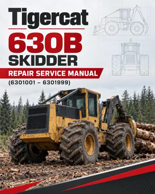 Tigercat 630B Skidder Repair Service Manual (6301001 – 6301999) Tigercat 630B Skidder Repair Service Manual (6301001 – 6301999)