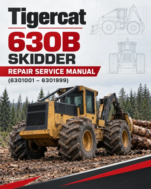 Tigercat 630B Skidder Repair Service Manual (6301001 – 6301999) Tigercat 630B Skidder Repair Service Manual (6301001 – 6301999)