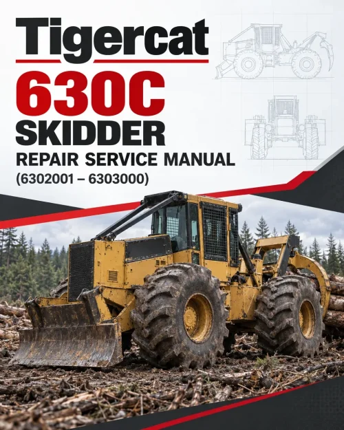Tigercat 630C Skidder Repair Service Manual (6302001 – 6303000) Tigercat 630C Skidder Repair Service Manual (6302001 – 6303000)