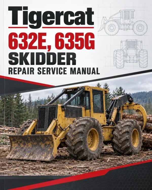Tigercat 632E, 635G Skidder Repair Service Manual Tigercat 632E, 635G Skidder Repair Service Manual