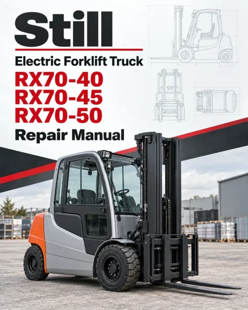 Still Electric Forklift Truck RX70: RX70-40, RX70-45, RX70-50 Repair Manual Still Electric Forklift Truck RX70: RX70-40, RX70-45, RX70-50 Repair Manual