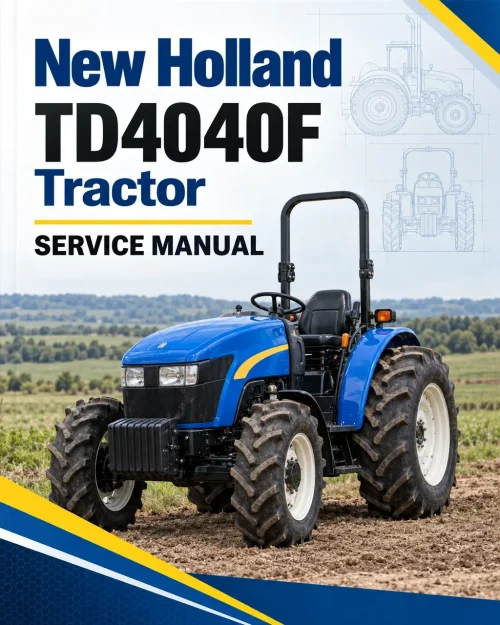 New Holland TD4040F Tractor Service Manual New Holland TD4040F Tractor Service Manual