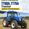 New Holland TT60A, TT75A Tractor Service Manual New Holland TT60A, TT75A Tractor Service Manual