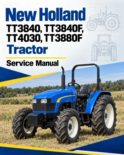 New Holland TT3840, TT3840F, TT4030, TT3880F Tractor Service Manual