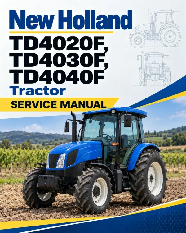 New Holland TD4020F, TD4030F, TD4040F Tractor Service Manual