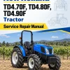 New Holland TD4.70F, TD4.80F, TD4.90F Tractor Service Manual New Holland TD4.70F, TD4.80F, TD4.90F Tractor Service Manual