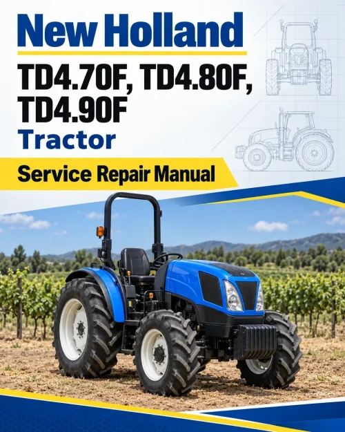 New Holland TD4.70F, TD4.80F, TD4.90F Tractor Service Manual