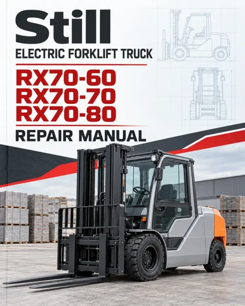 Still Electric Forklift Truck RX70: RX70-60, RX70-70, RX70-80 Repair Manual Still Electric Forklift Truck RX70: RX70-60, RX70-70, RX70-80 Repair Manual