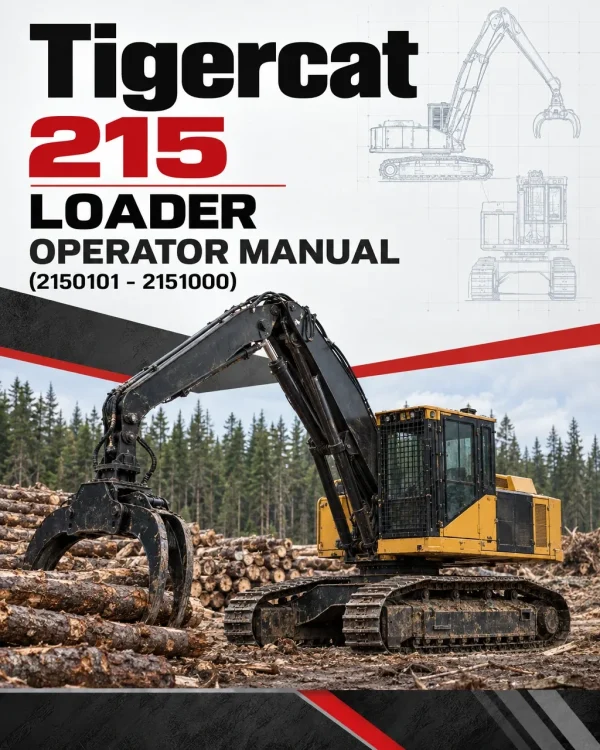 Tigercat 215 Loader Operator Manual (2150101 - 2151000) Tigercat 215 Loader Operator Manual (2150101 - 2151000)