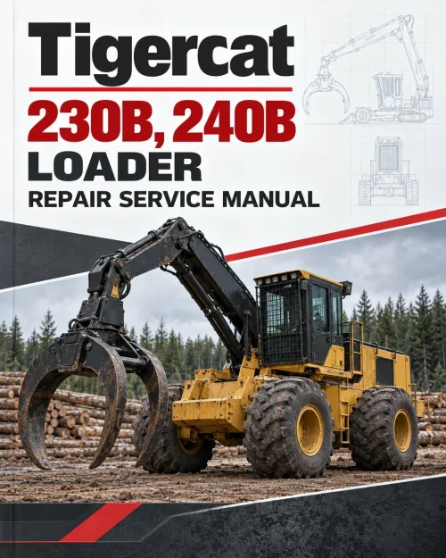 Tigercat 230B, 240B Loader Repair Service Manual Tigercat 230B, 240B Loader Repair Service Manual