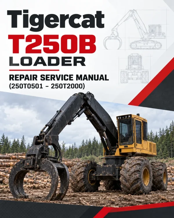 Tigercat T250B Loader Repair Service Manual (250T0501 - 250T2000) Tigercat T250B Loader Repair Service Manual (250T0501 - 250T2000)