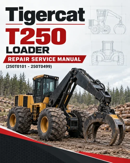 Tigercat T250 Loader Repair Service Manual (250T0101 - 250T0499) Tigercat T250 Loader Repair Service Manual (250T0101 - 250T0499)