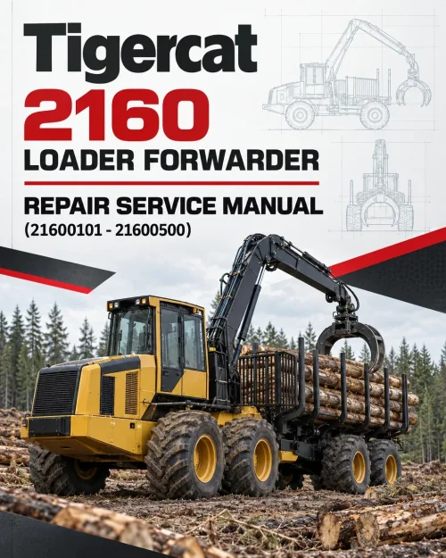 Tigercat 2160 Loader Forwarder Repair Service Manual (21600101 - 21600500) Tigercat 2160 Loader Forwarder Repair Service Manual (21600101 - 21600500)