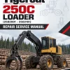 Tigercat 250C Loader Repair Service Manual (2502001 - 2502101)