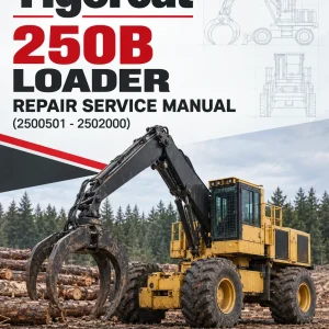 Tigercat 250B Loader Repair Service Manual (2500501 - 2502000)