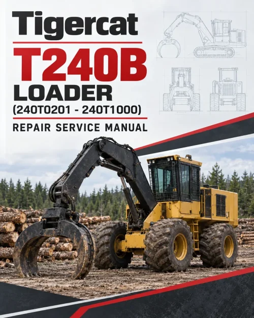Tigercat T240B Loader Repair Service Manual (240T0201 - 240T1000) Tigercat T240B Loader Repair Service Manual (240T0201 - 240T1000)