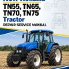 New Holland TN55, TN65, TN70, TN75 Tractor Repair Service Manual